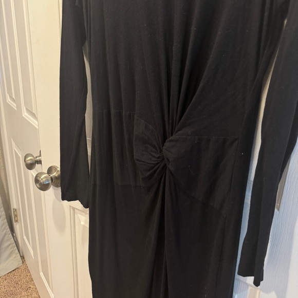 Sundry Black Maxi Dress with Slit - Picture 3 of 8